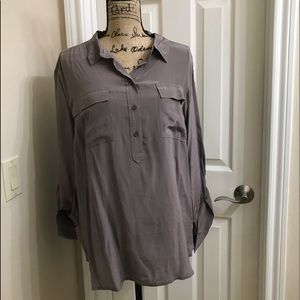 Brown Ann Taylor casual blouse